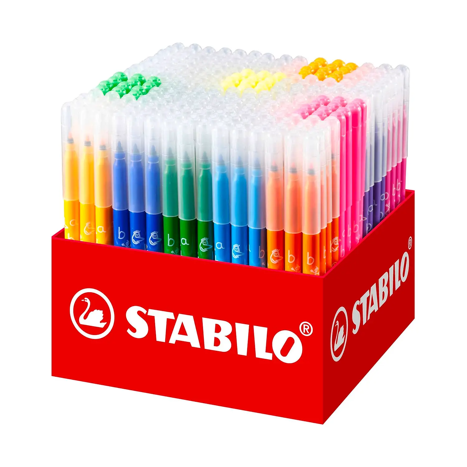 Pennarelli Trio A-Z Punta 0,7 mm - Schoolpack 240 Pezzi in 20 Colori - Pennarelli