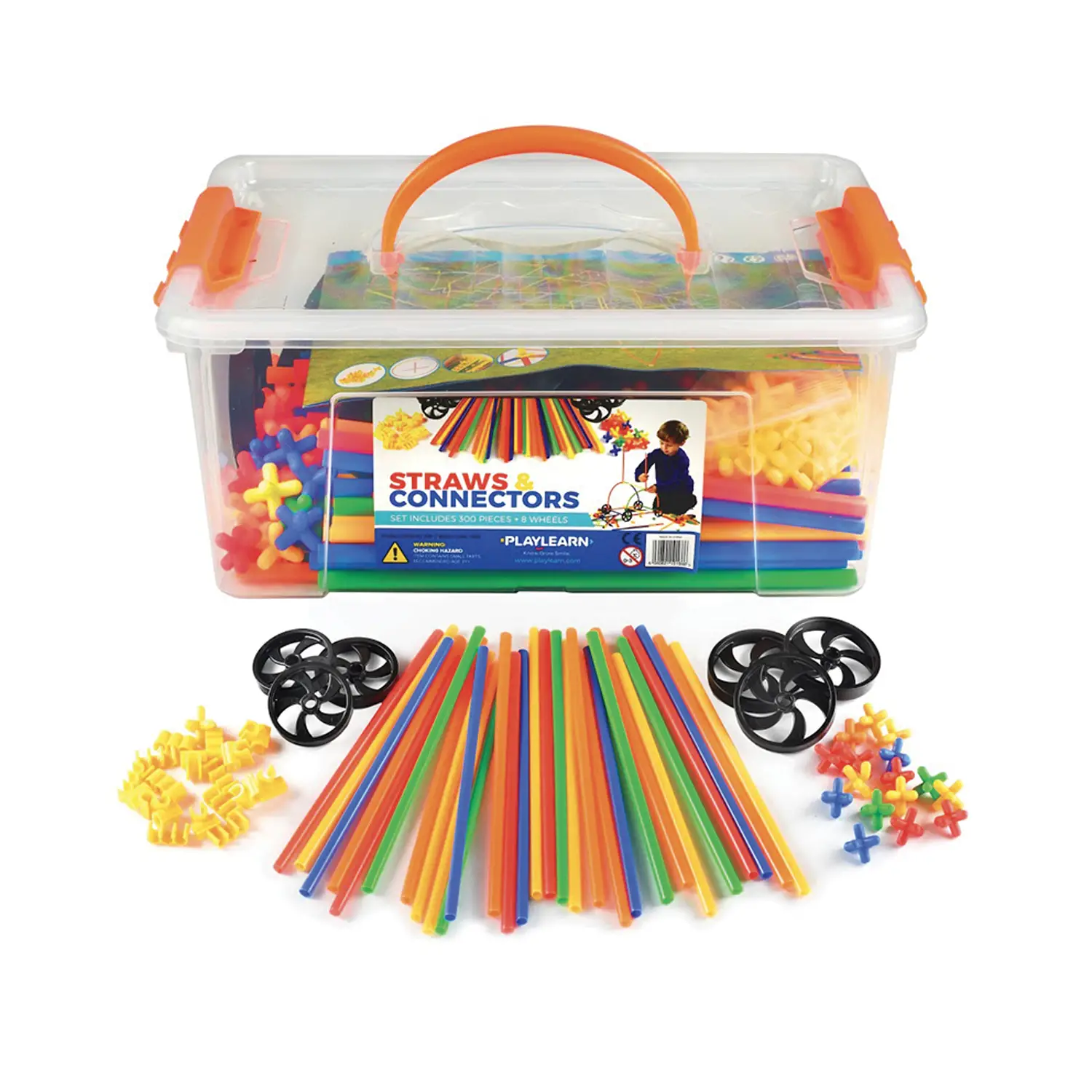 Set di Costruzioni Cannucce e Connettori – 800 Pezzi - Costruzioni in plastica
