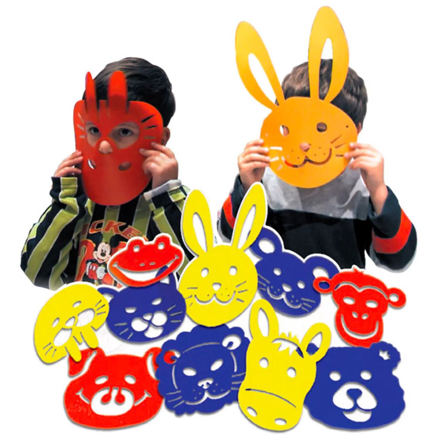 Sagome Giganti Facce Animali – 10 Pezzi - Stencil