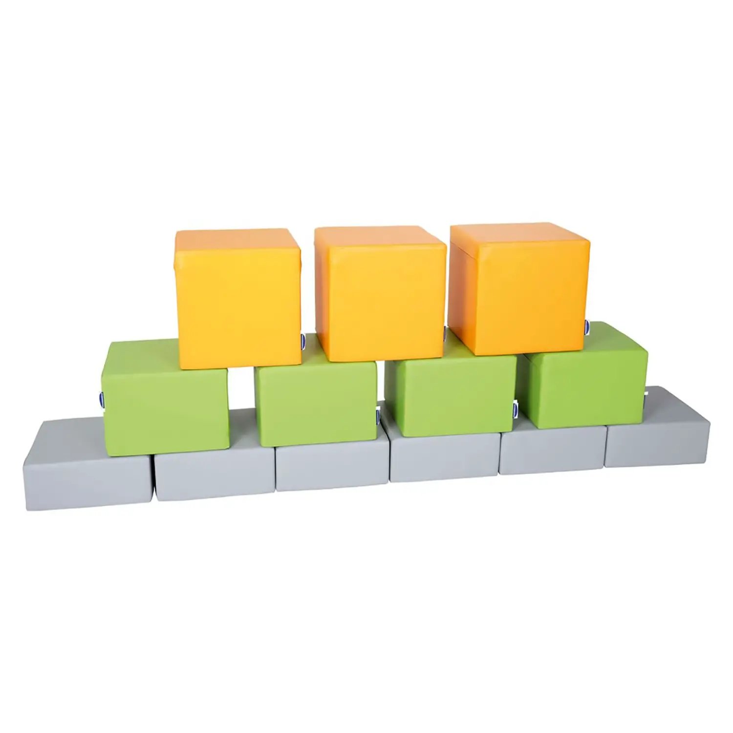 Pouf Morbidi per Scuola dell’Infanzia - Set 13 Pezzi - Diverse Altezze (15-25-35 cm) - Tappeti e materassi