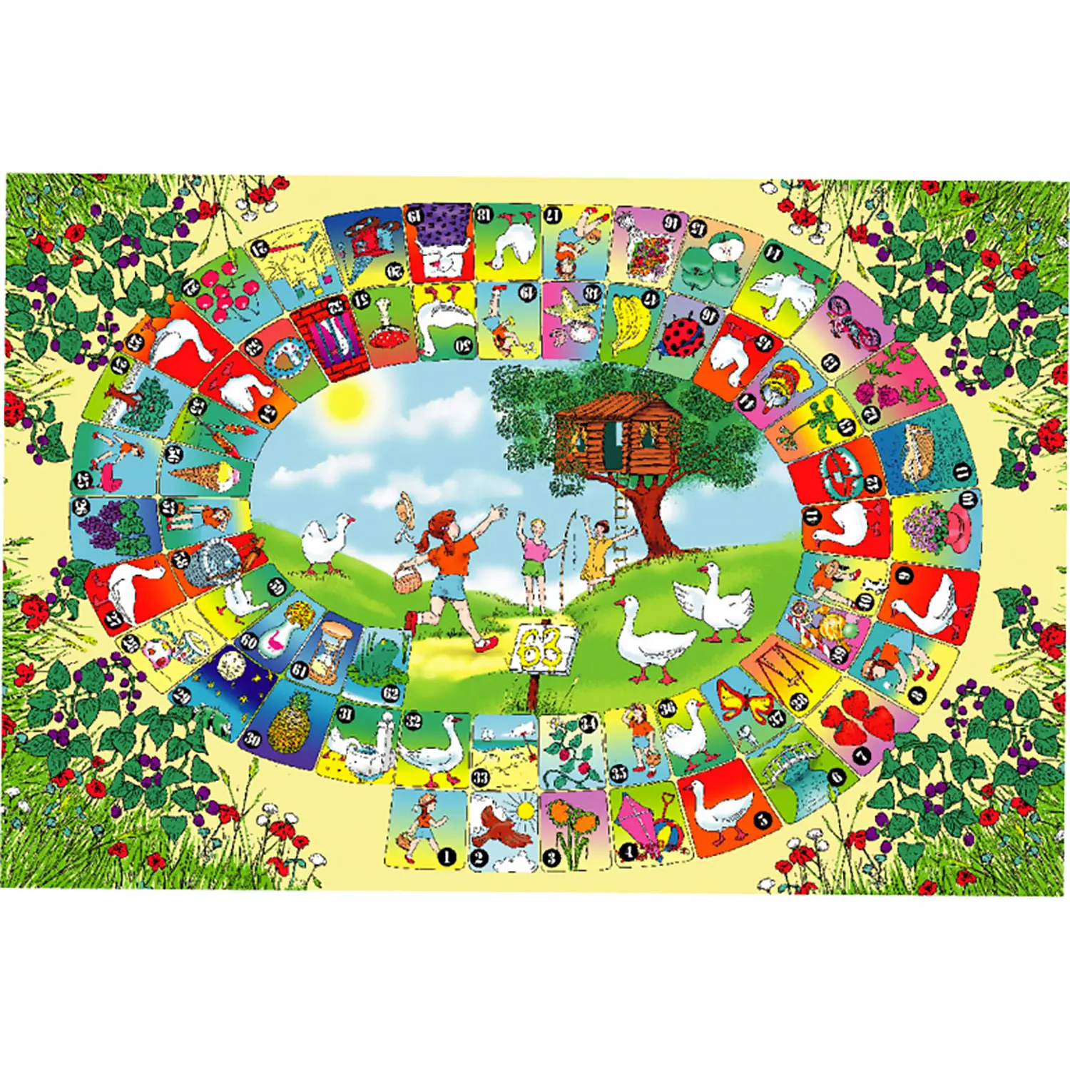 Tappeto Gioco dell’Oca Gigante – Cm 100x150 - Tappeti per il gioco