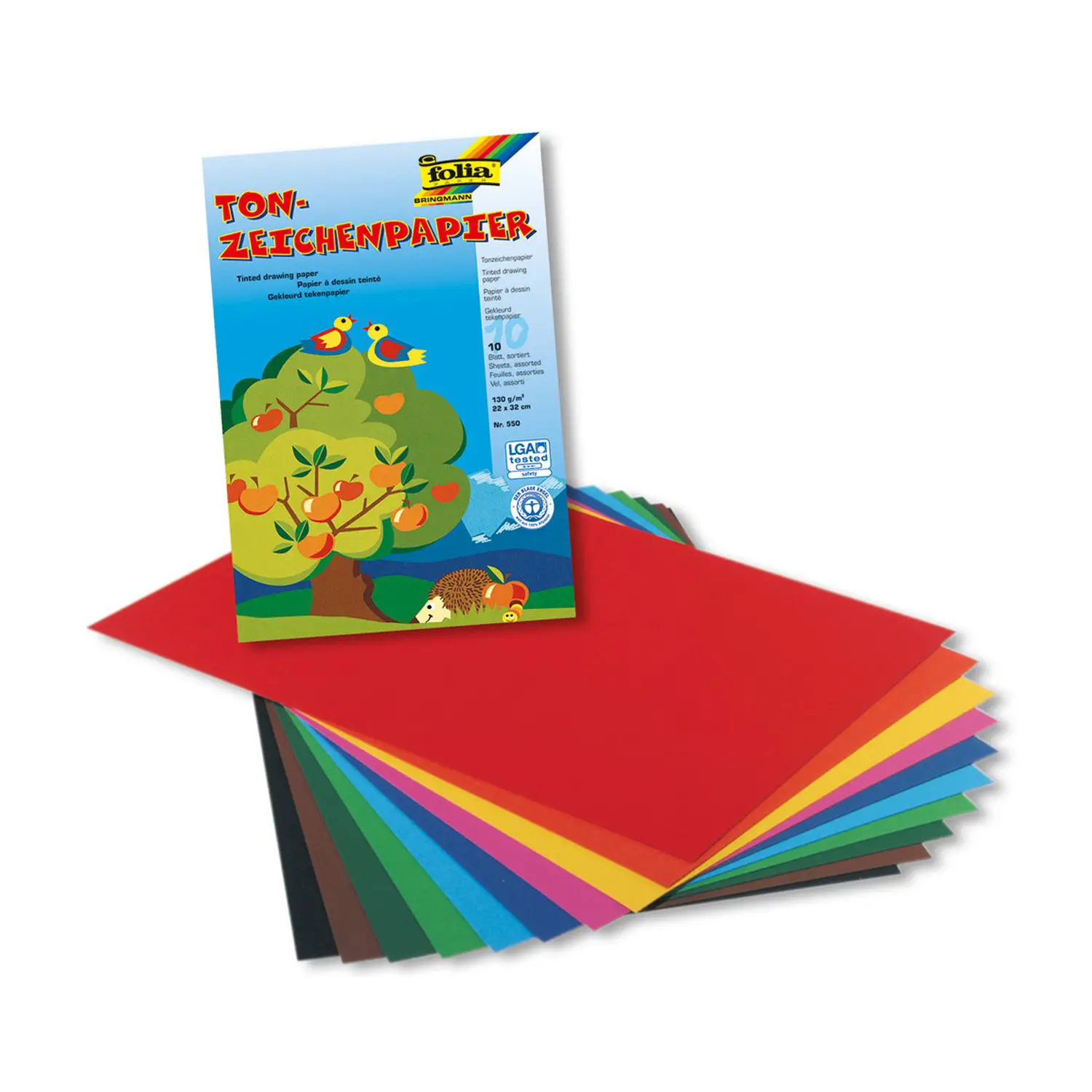 Cartoncino Colorato Leggero Premium - 20 Fogli cm 21x30 130 gr/mq - Carta e cartoncino