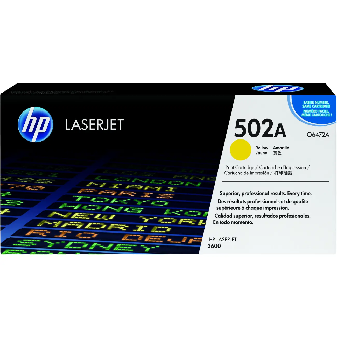 CARTUCCIA DI STAMPA PER STAMPANTI HP COLOR LASERJET GIALLO TONER HP COLORSPHERE - Consumabili