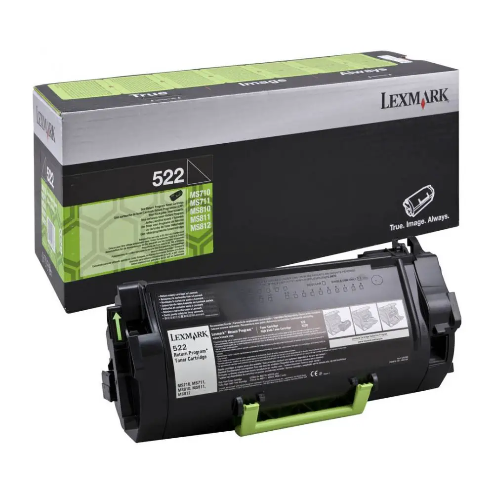 LEXMARK TONER ORIGINALE NERO 52D2000 - Consumabili