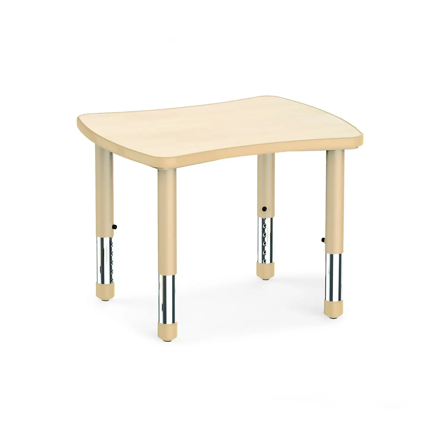 Tavolo Scuola Serie 2020 Rettangolare cm. 67x55 H 40-60 - Arredo Nido e Infanzia