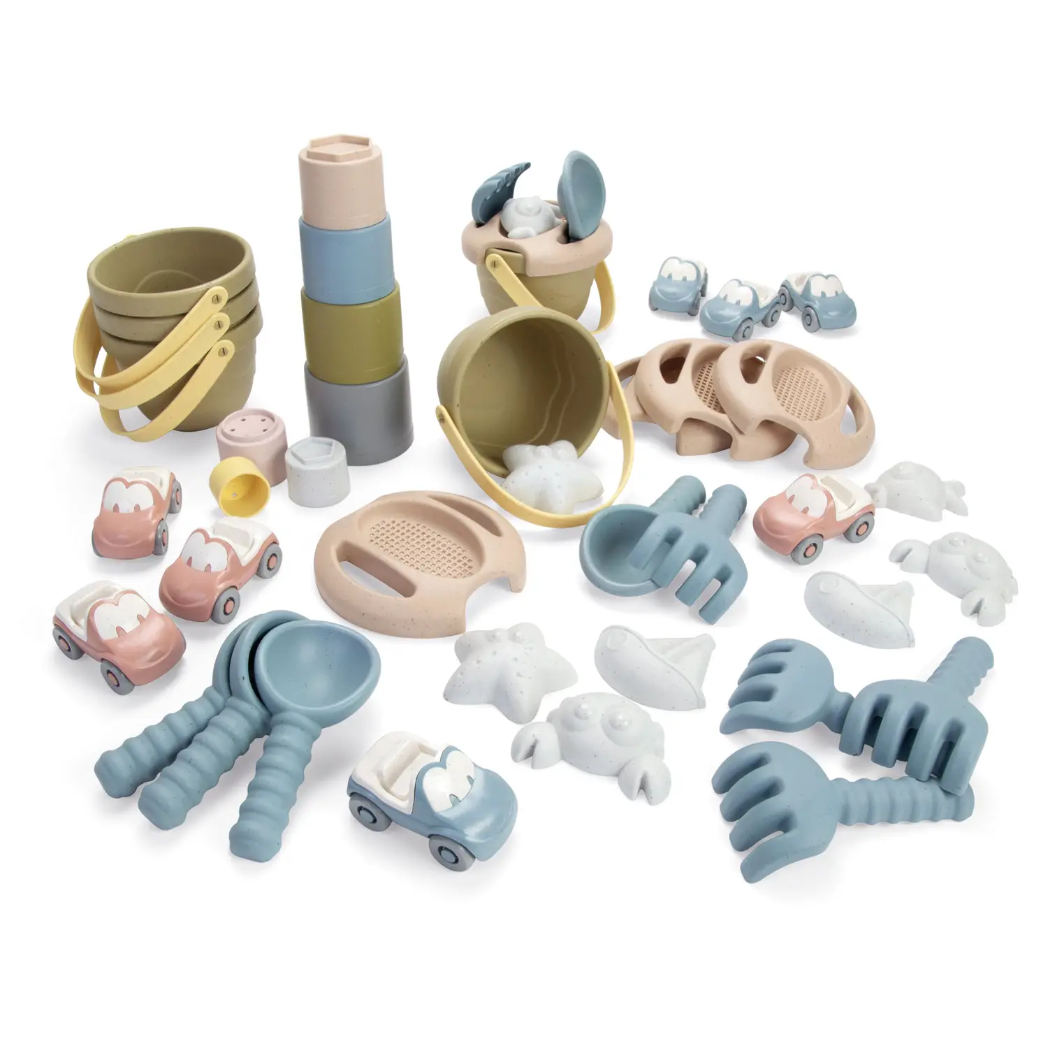 Set Sabbia e Acqua in BIOplastica – 43 Pezzi - Giochi acqua e sabbia