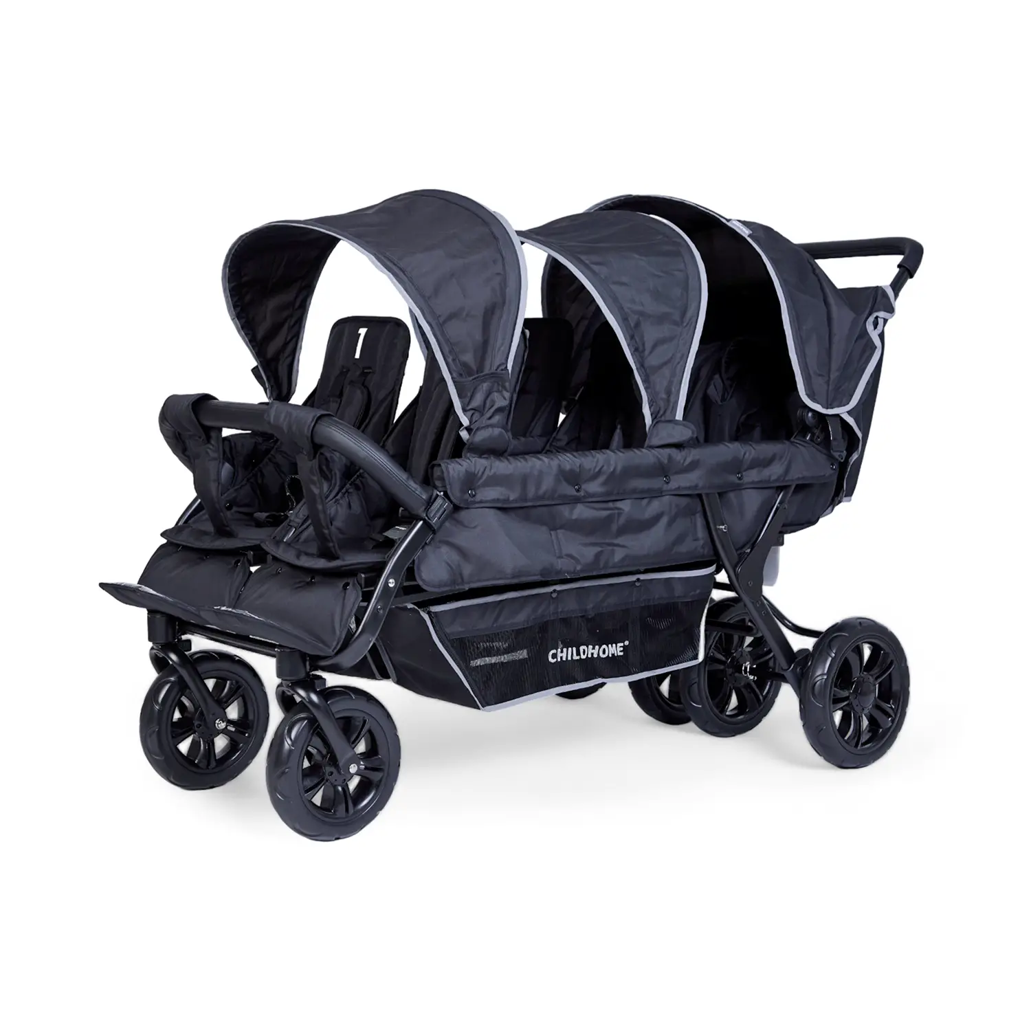 Passeggino 6 Posti con Autofreno - Carrozzine multiposto