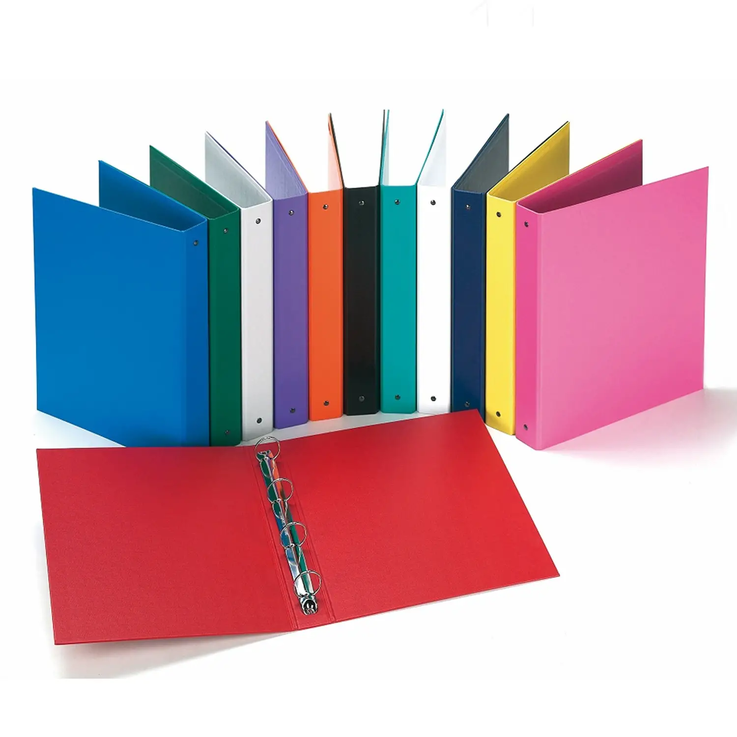 Raccoglitore ad Anelli 4x30 mm – Rivestimento in Polipropilene Goffrato - Colori Assortiti - Archiviazione