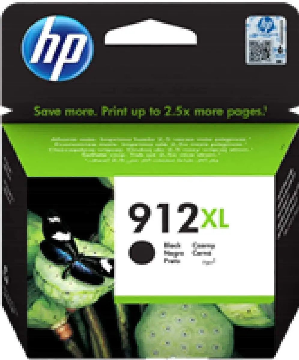 Original HP 912XL High-Capacity Black Ink Cartridge - Consumables