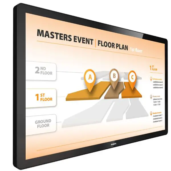 Monitor Interattivo Multitouch Full HD Philips 32 Pollici - Supporti multimediali