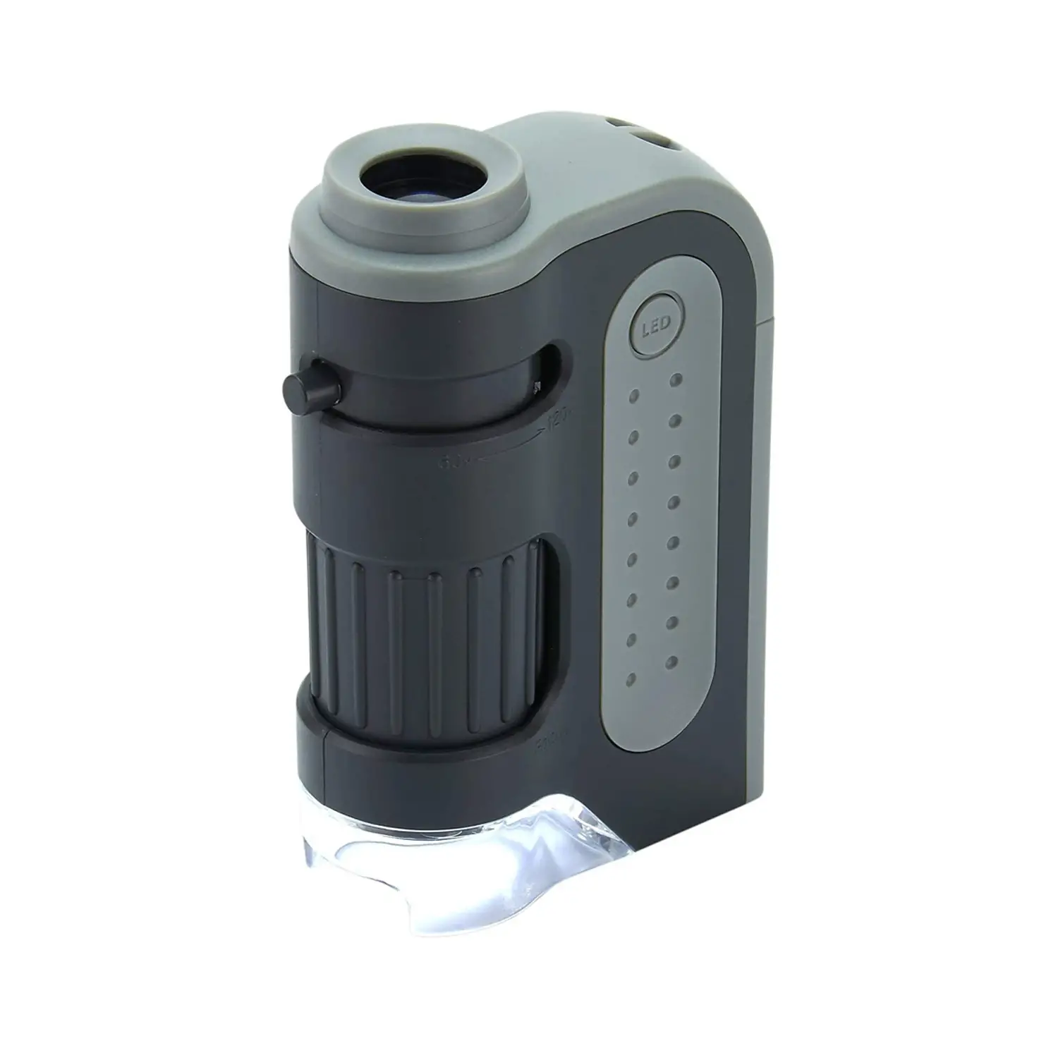 Microscopio Tascabile con Luce LED – Ingrandimento 60x–120x - Microscopi