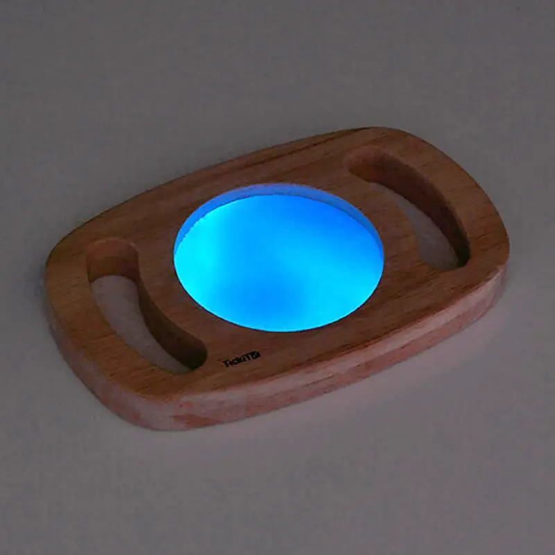 Panel with Blue Luminescent Porthole - 18.5x12x2 cm - Sensory Development
