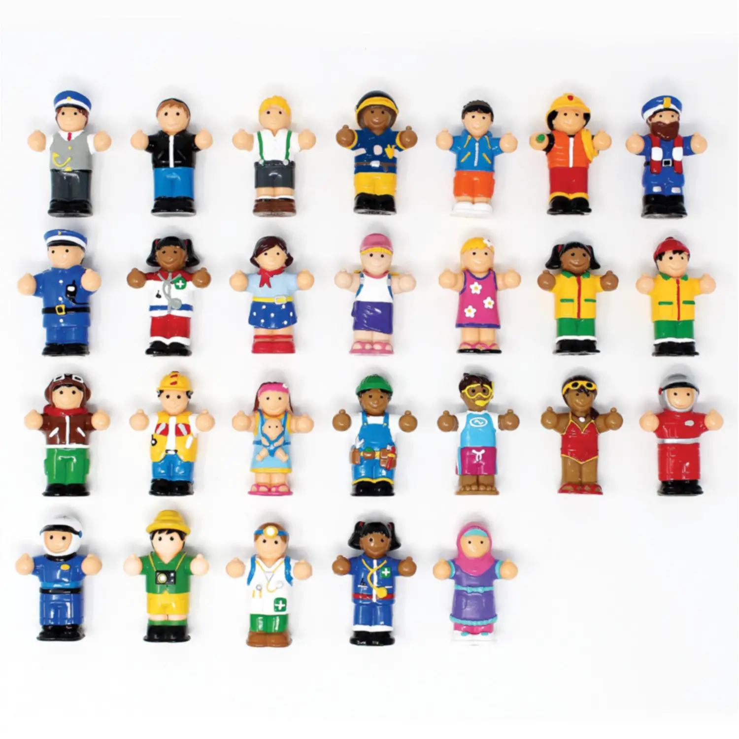 Amici da Tutto il Mondo – Set 26 Personaggi, Animali e Veicoli - Ambienti