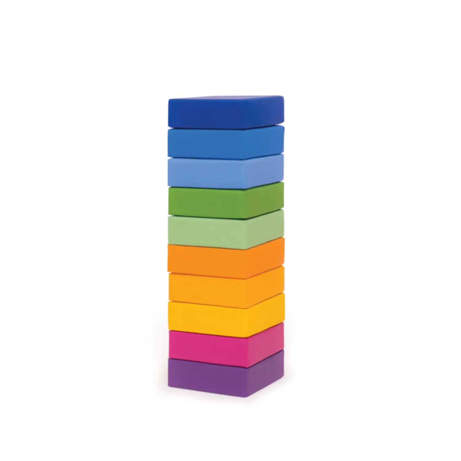 Cuscini Quadrati Arcobaleno per Bambini - Set 10 Colori - Arredo Nido e Infanzia