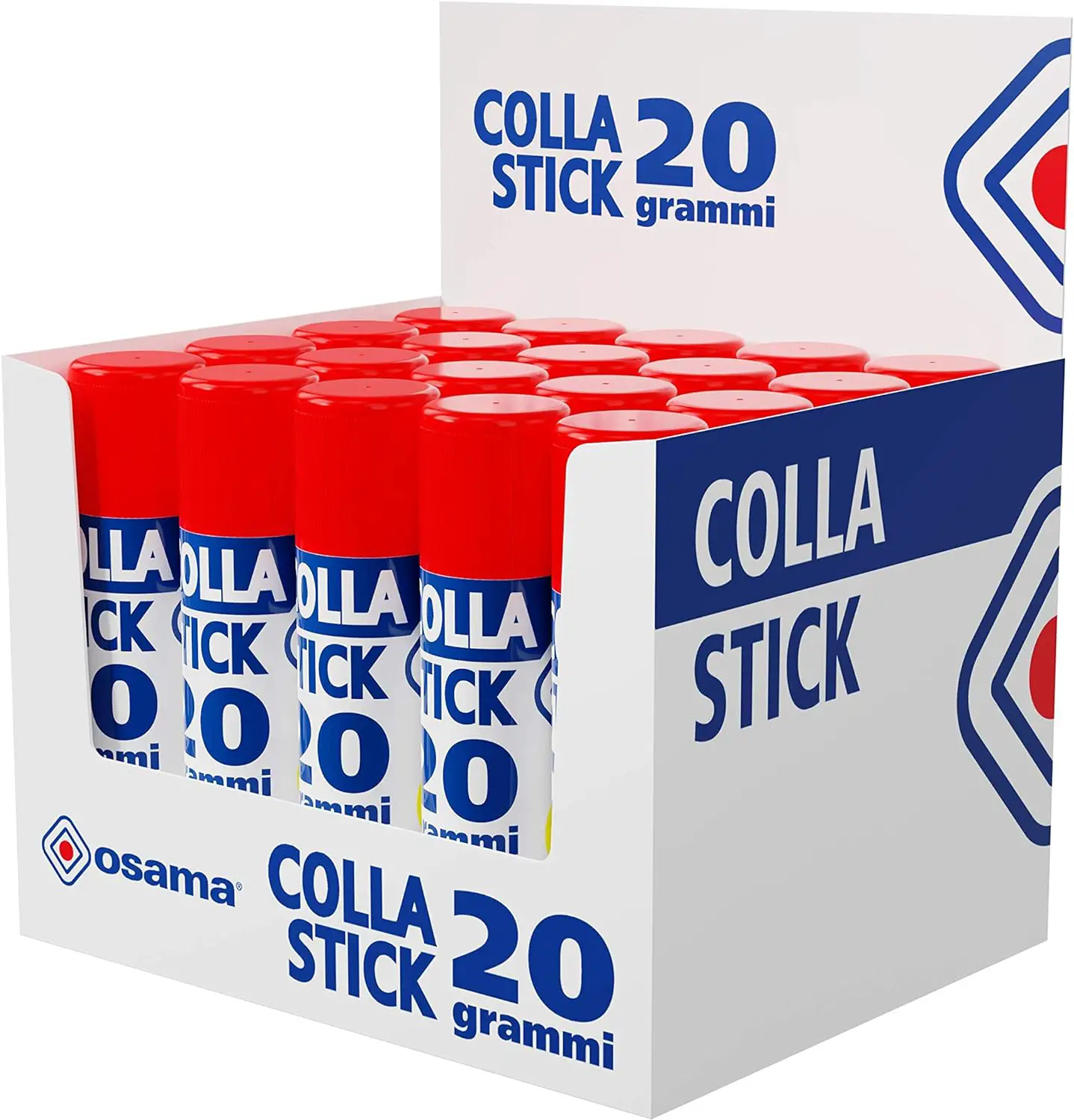 Glue Stick 20 Grams, Perfect for School Home Office, Pack 20 Pieces - Adhesive Tapes and Glues