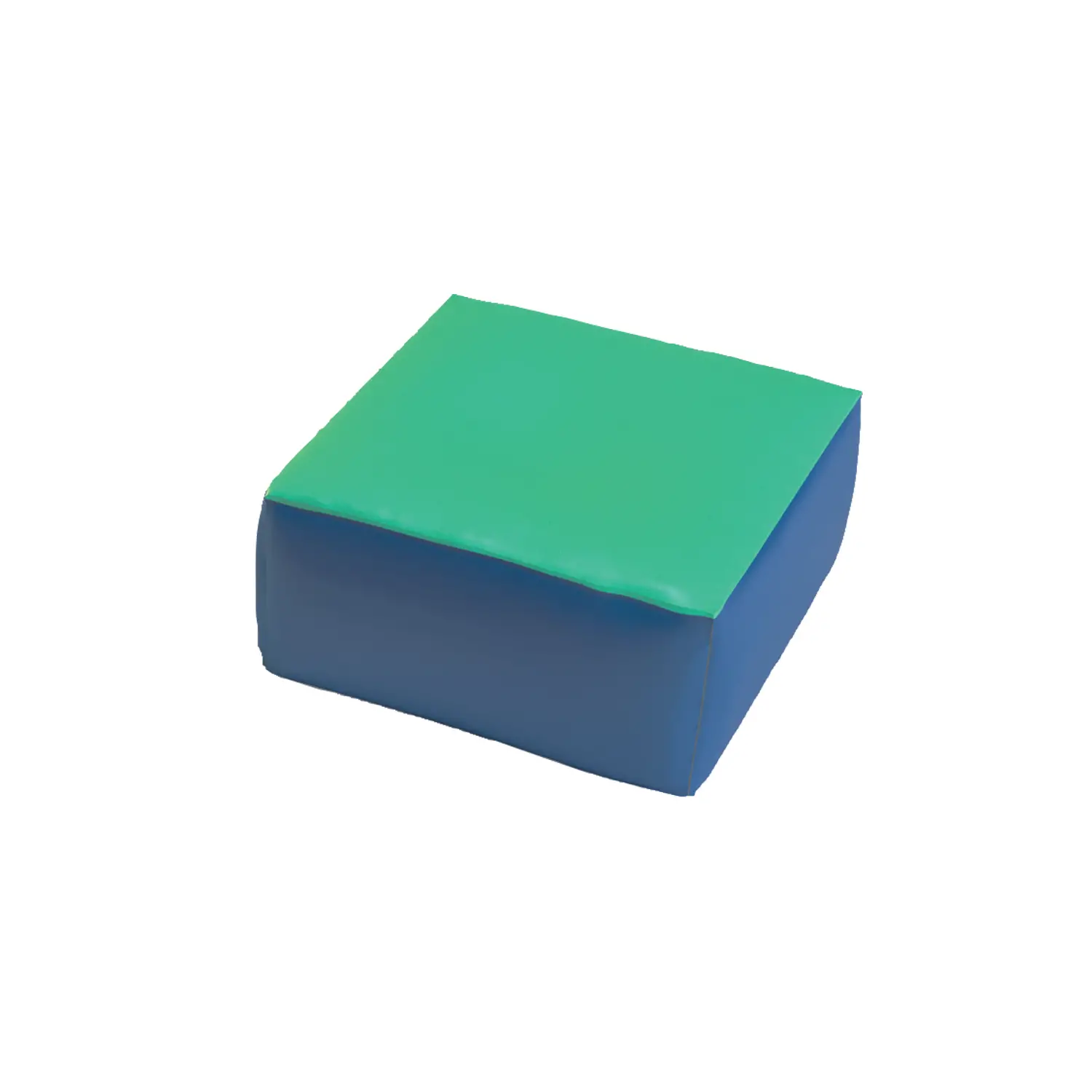 Square pouf cm.60x60 Green-Blue - Motor Paths