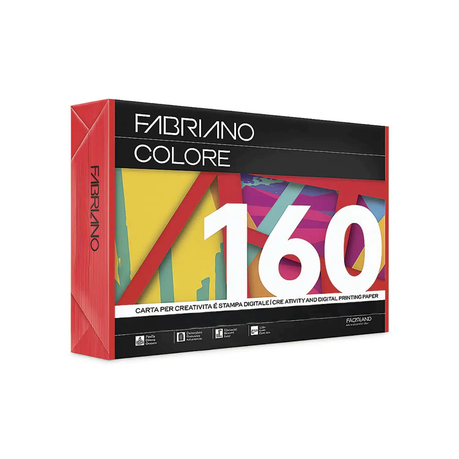 Carta Per Fotocopie Fabriano Colore 160 Gr/mq A4 Rosso Risma 250 Fogli - Carta e cartoncino