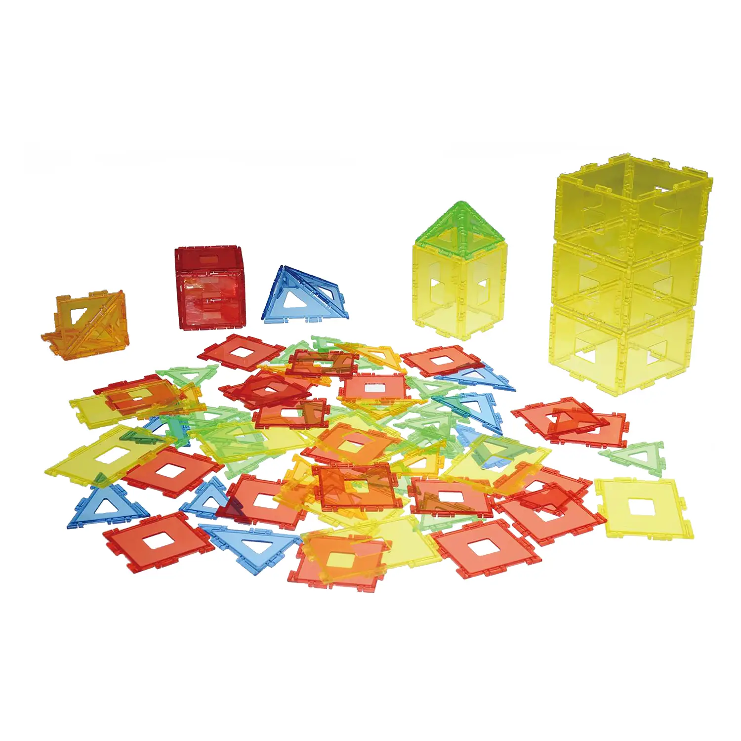 GeoBlock Architetto Traslucenti – 120 Pezzi - Costruzioni in plastica