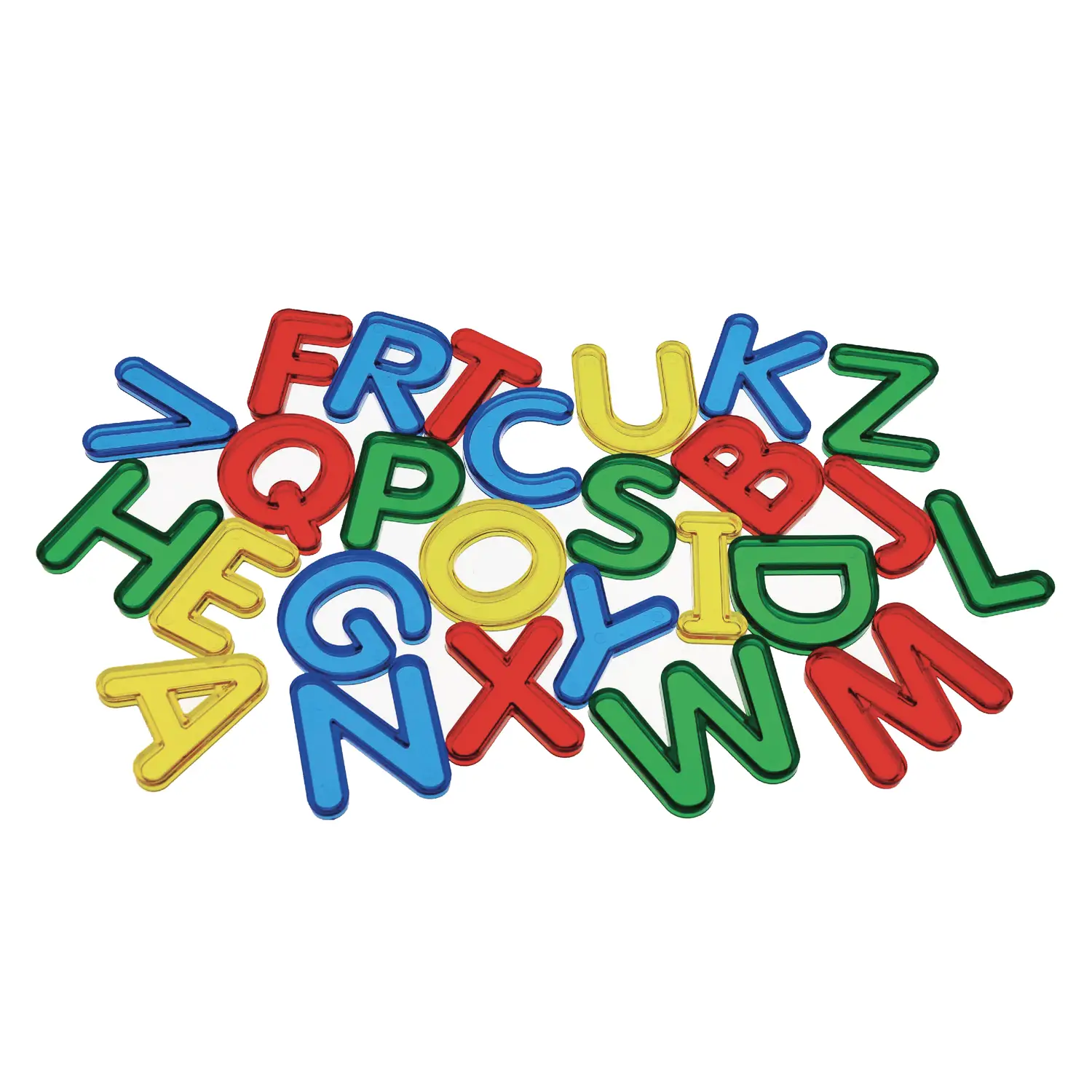 Translucent Capital Letters- 26 Pieces - Pregraphics