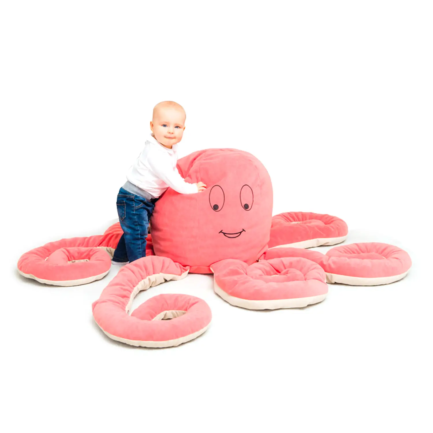 Soft Buddy Octopus, Space for 6 Babies with Wrapping Tentacles - First Games