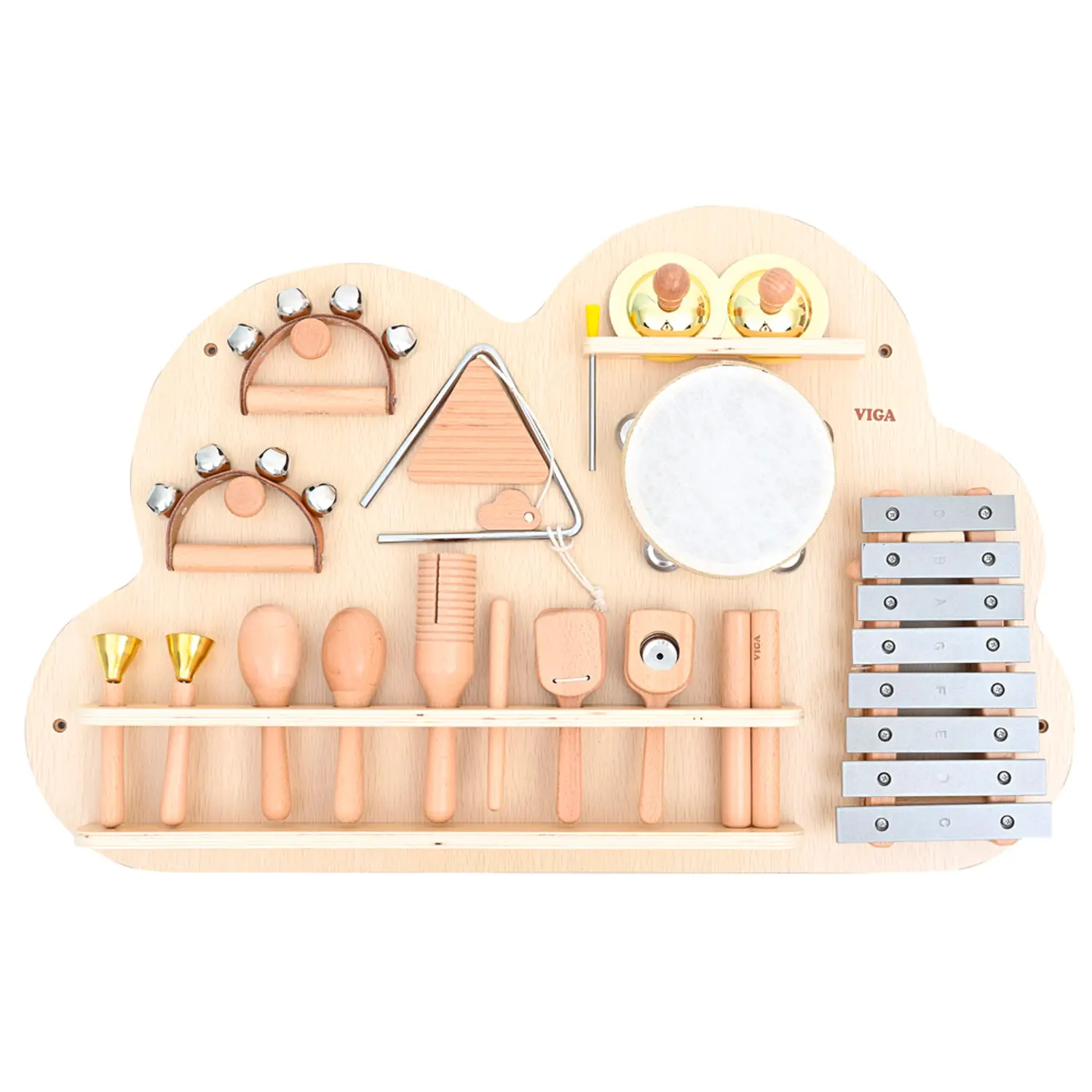 Pannello Murale Educativo Musicale per Bambini con 18 Strumenti - Educazione musicale