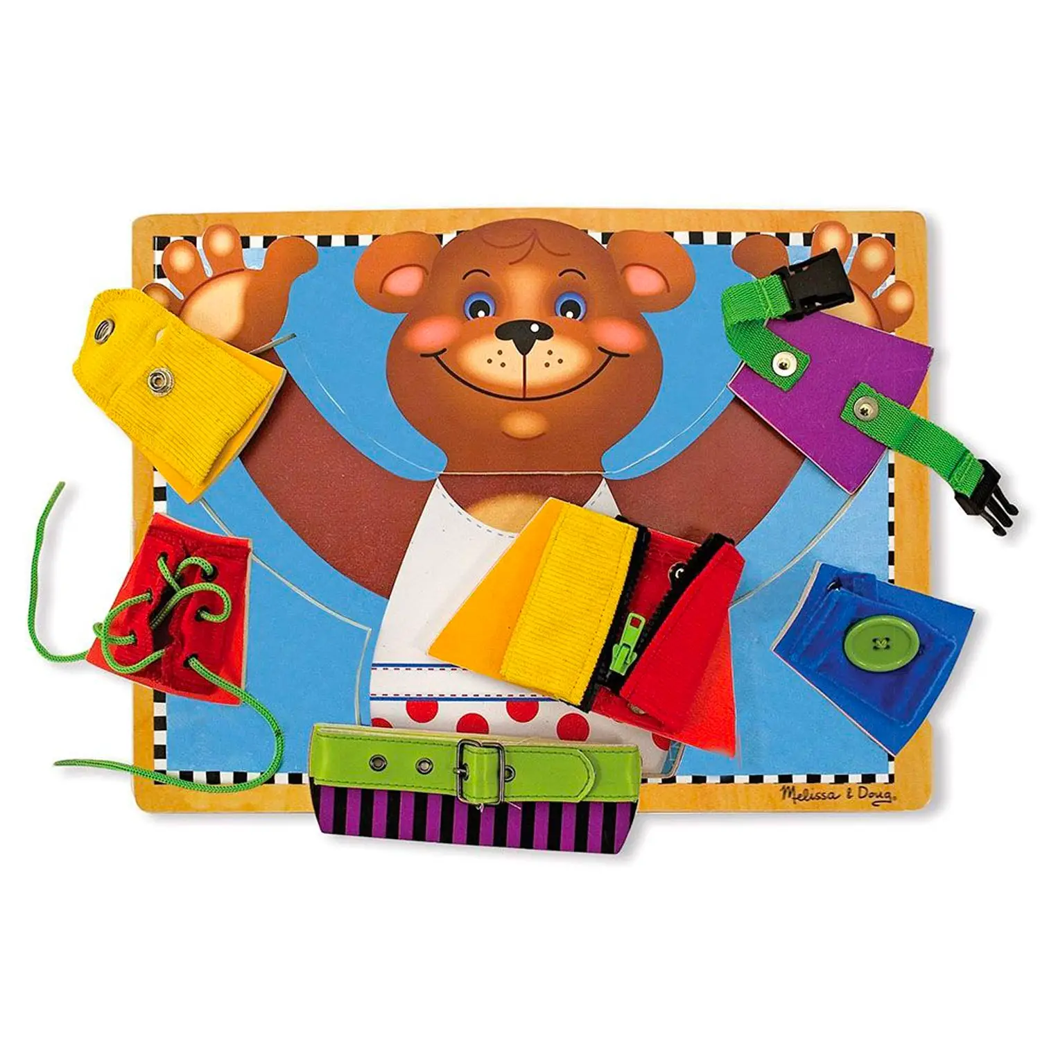 Tavola Orsetto delle Chiusure e delle Allacciature - Motricità fine