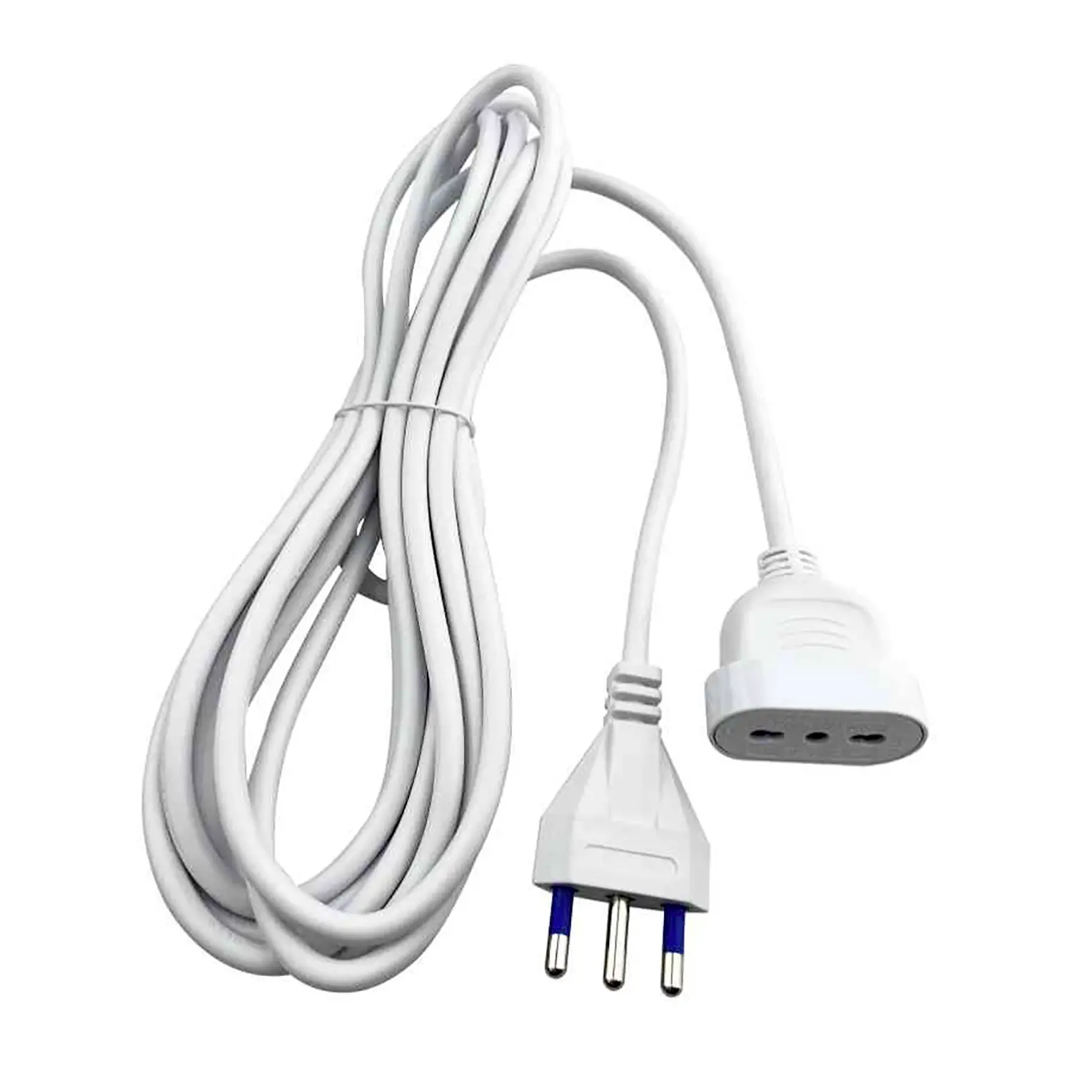 Prolunga Bipasso Bianca 5m 16A 3500W - Accessori ufficio