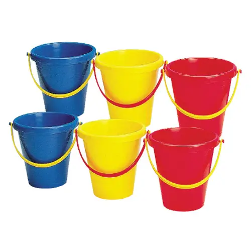 Secchiello Color 14 cm – Gioco da Spiaggia e Giardino per Bambini - Giochi acqua e sabbia