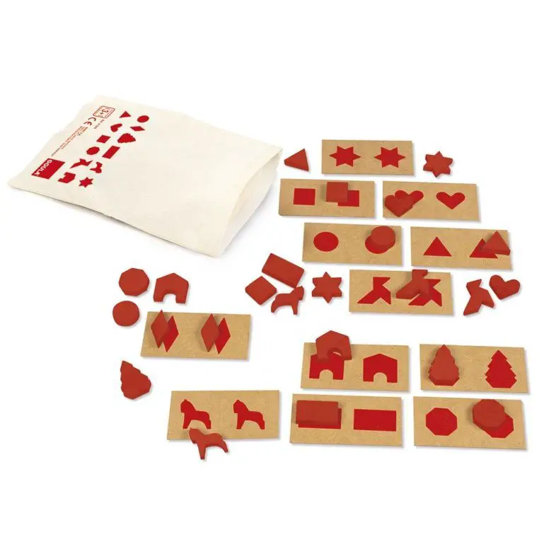 Percezione Tattile e Associazione Bidimensionale - 24 Tessere - Sviluppo sensoriale