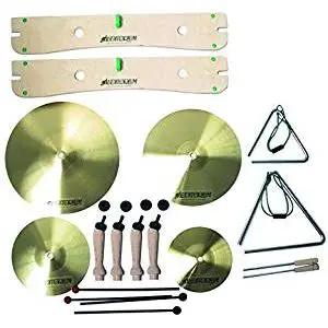 Set Percussioni Completo - Piatti, Triangoli e Accessori - Educazione musicale