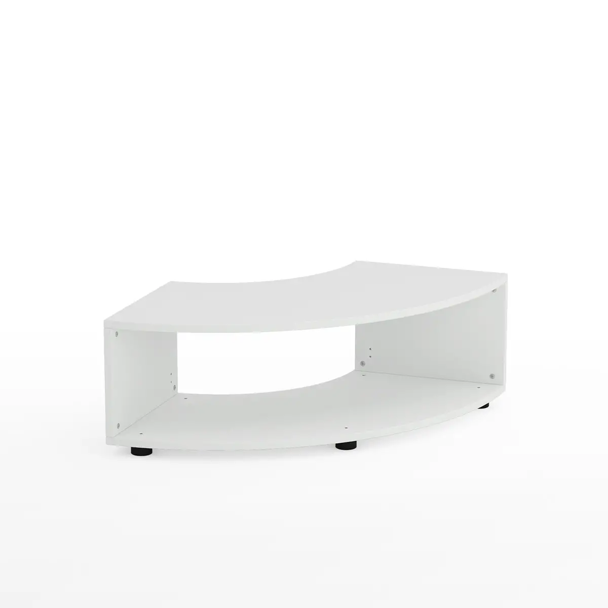 Mobile Scuola Kubò Bianco Curvo Angolare Altezza 30 cm. - Conforme CAM - Arredo scuola dell'obbligo