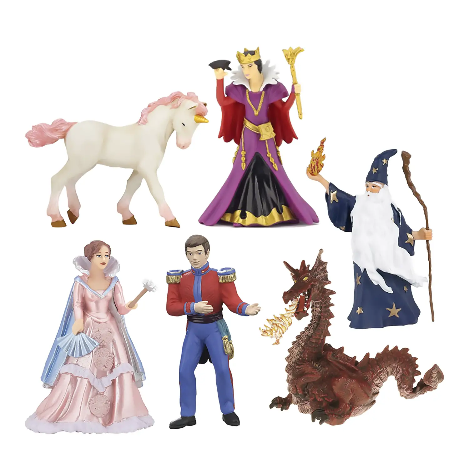 Personaggi Fiabeschi – Set 6 Pezzi Altezza 8-10 cm - Ambienti
