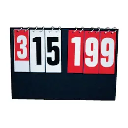 Segnapunti 4 Tabelle Meteore Con Ruote Piroettanti - Attrezzature sportive