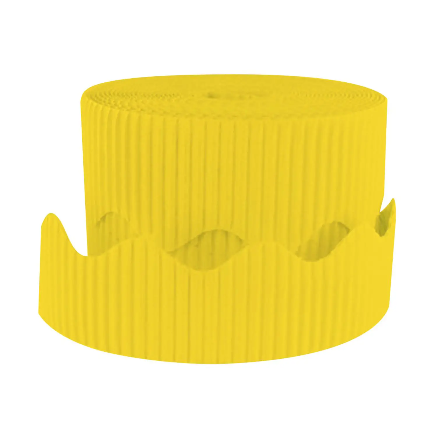 Bordi Cartondulato Onde Giallo – Rotolo 5,7 x 15 m - Carta e cartoncino