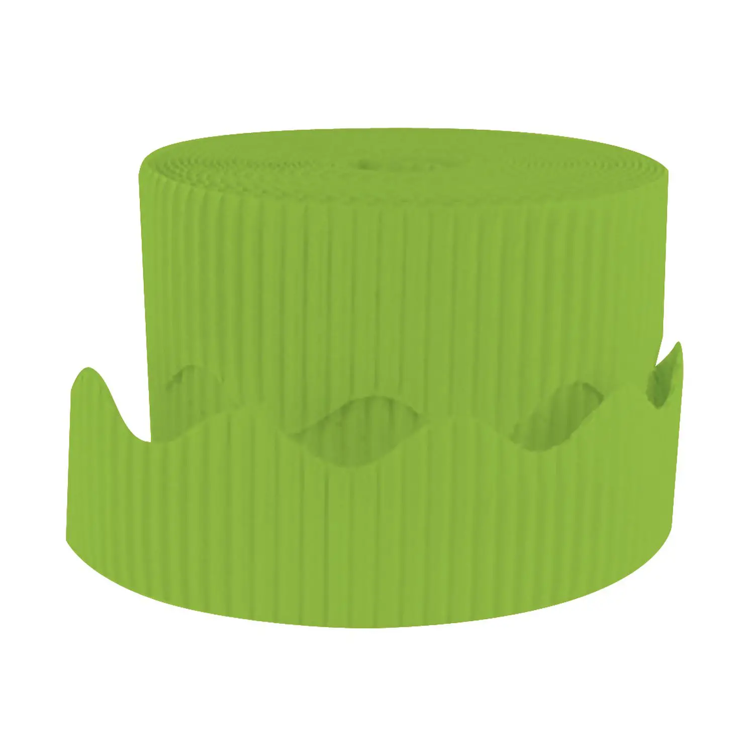 Bordi Cartondulato Onde Verde Mela - Decorazioni Creative e Scolastiche - Carta e cartoncino