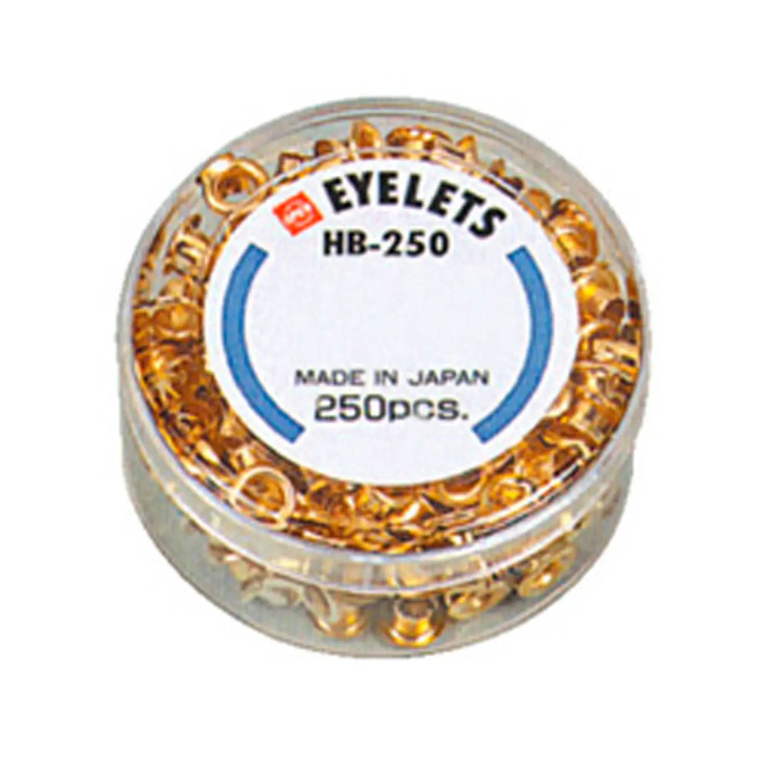 Brass-plated eyelets, 250 pcs. - Miscellaneous stationery