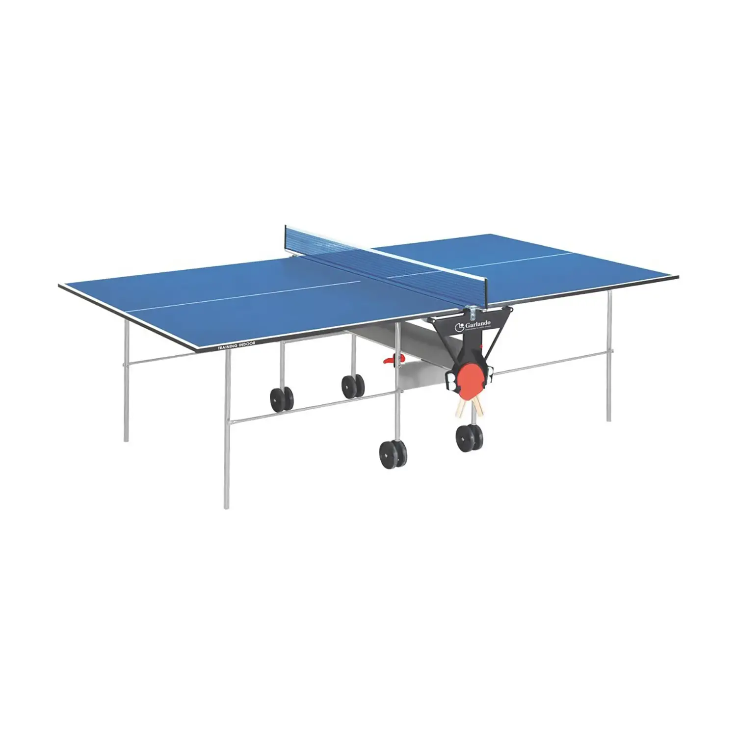 Garlando Tavolo Ping Pong Pieghevole Training Indoor - Blu - tavoli gioco
