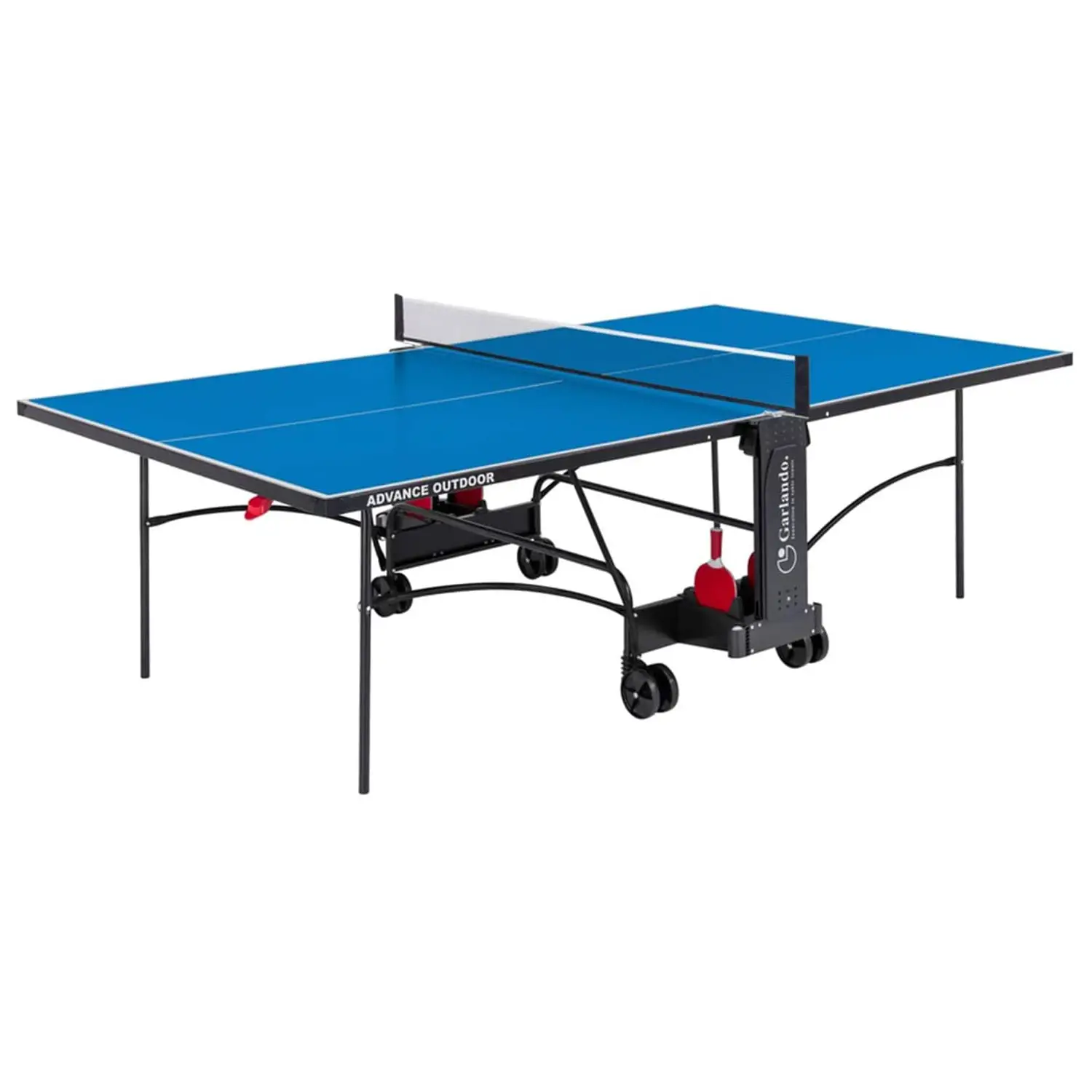 Tavolo Ping Pong Pieghevole Garlando Advance Outdoor Blu - tavoli gioco