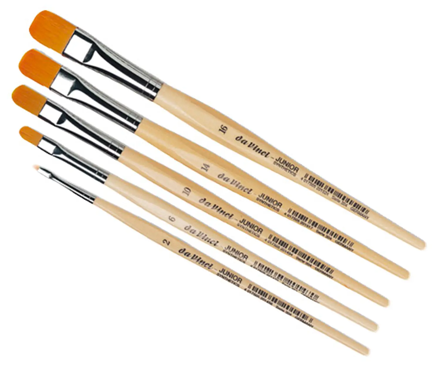 Pennelli Punta Piatta da Vinci Set 5 Pezzi - Pennelli e accessori