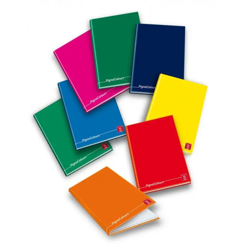 PignaColours Maxi Notebook Cardboard - 128 Sheets - 8g/m² - 1 Row - Miscellaneous Stationery
