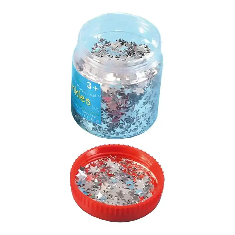 Stelline argento 10mm 50gr - Applicazioni e decori