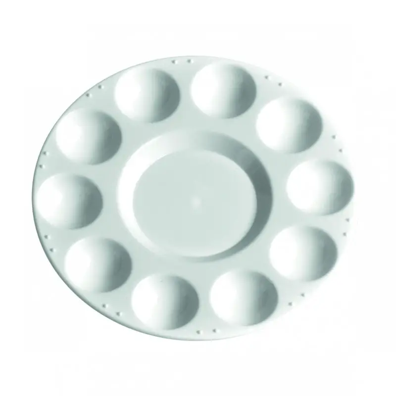 Tavolozza Sole Ø 17 cm – 9 Vaschette + 1 Centrale - Pennelli e accessori