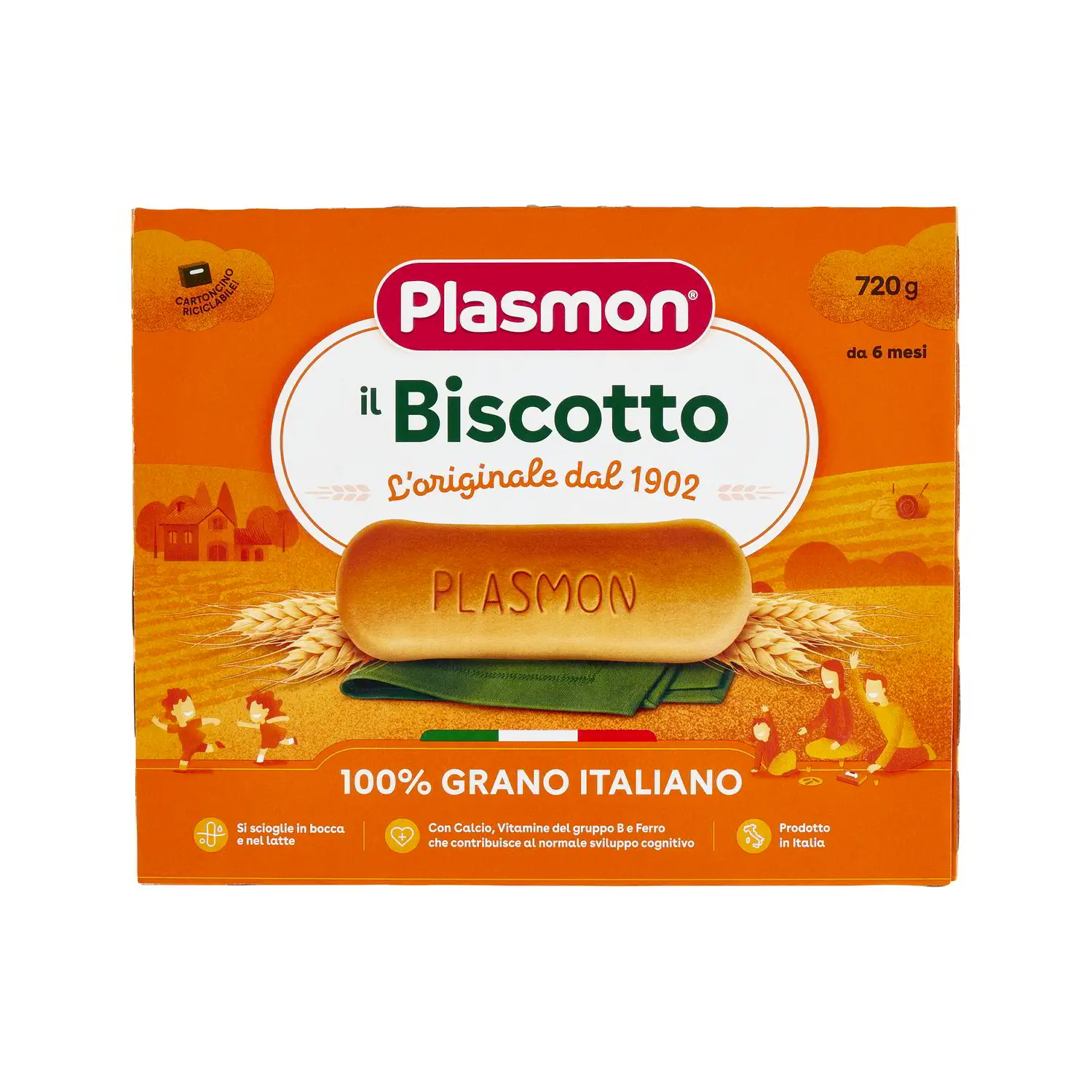 BISCOTTI PLASMON GR.720 - biscotti