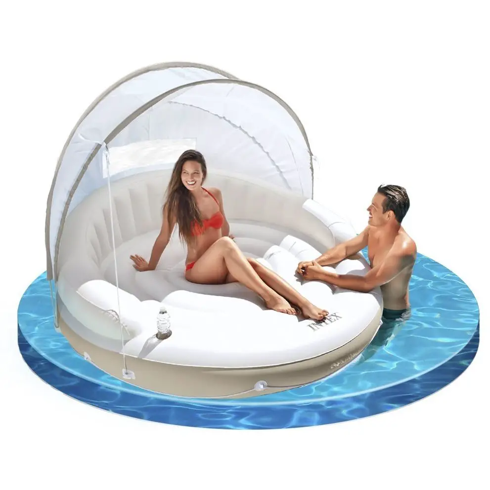 Floating Island with Sunshade Cm 199x150 - Summer Sea