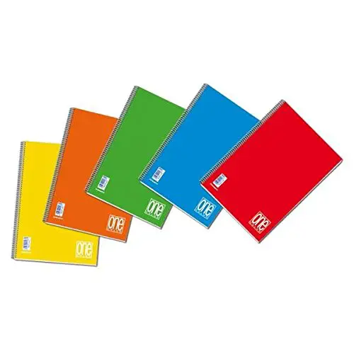 Quaderno Spiralato A5 One Color - Quadretti 5mm - Cancelleria varia