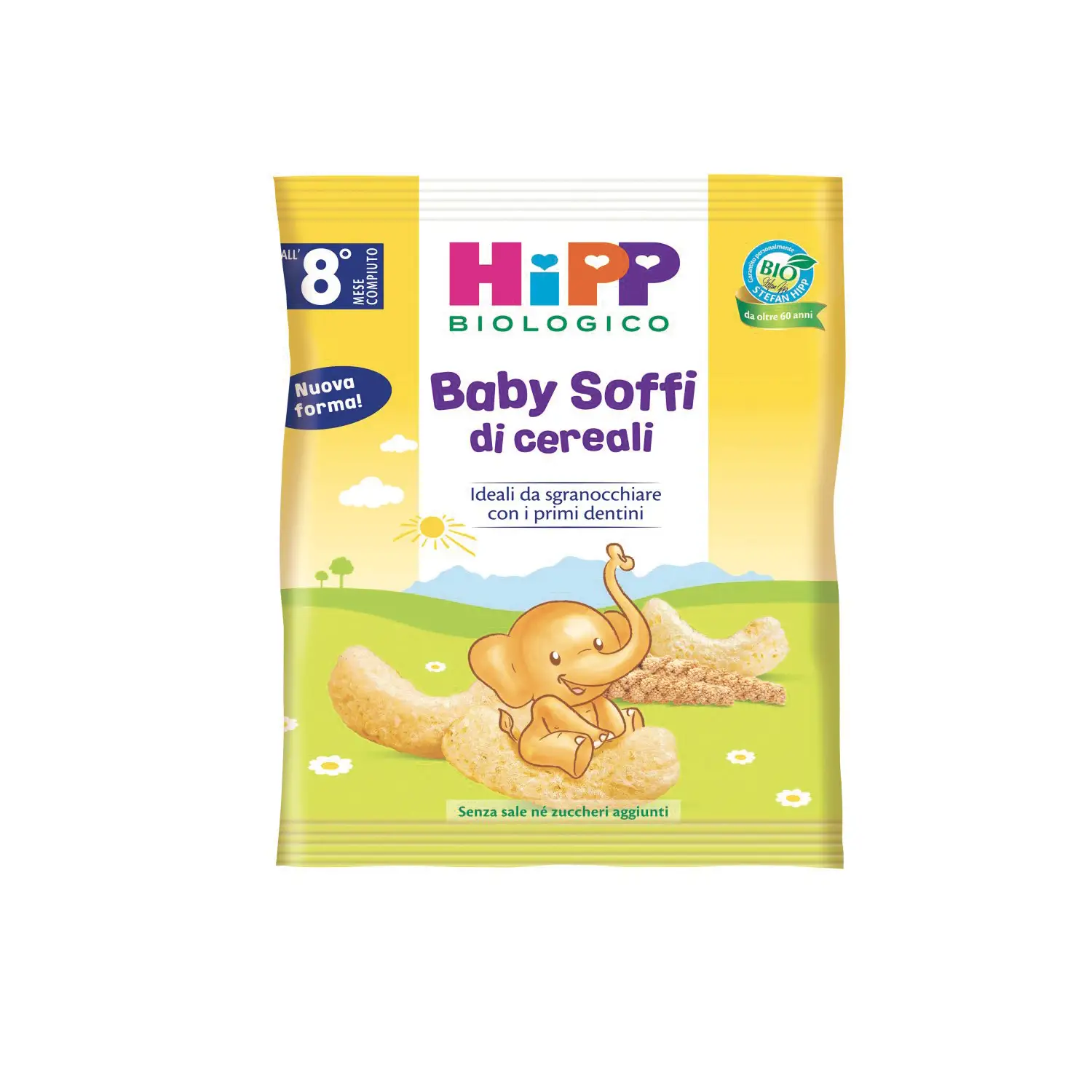 HiPP Baby Soffi di Cereali Bio 30g – Snack Leggero e Genuino per Bambini - pastine