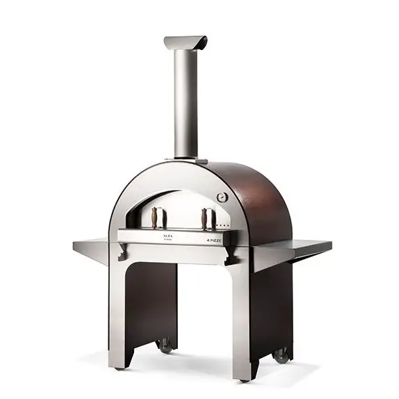 4 PIZZE COPPER OVEN WITH BBC - ovens