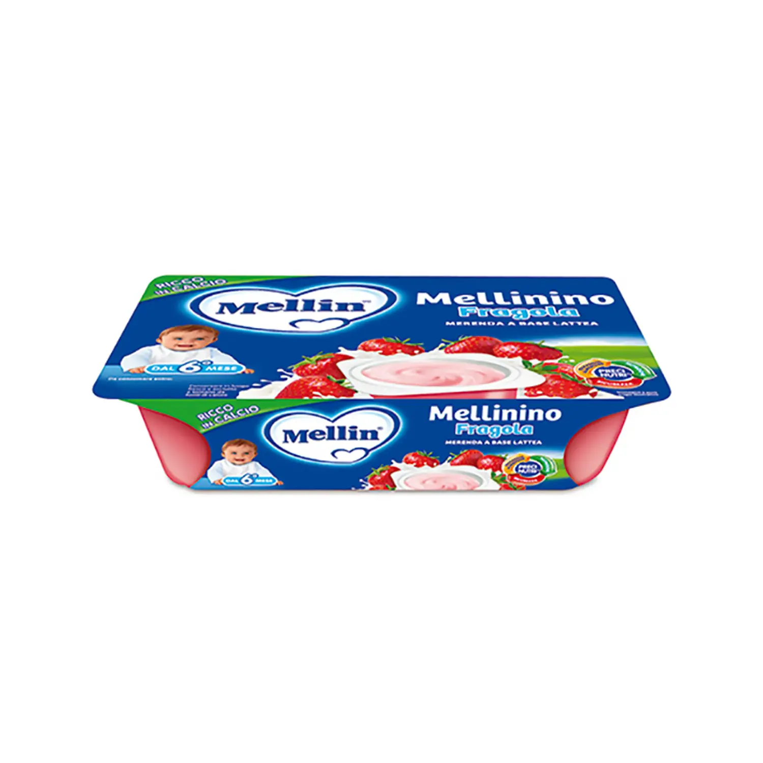 Mellinino Gr 55x6 Strawberry - snacks