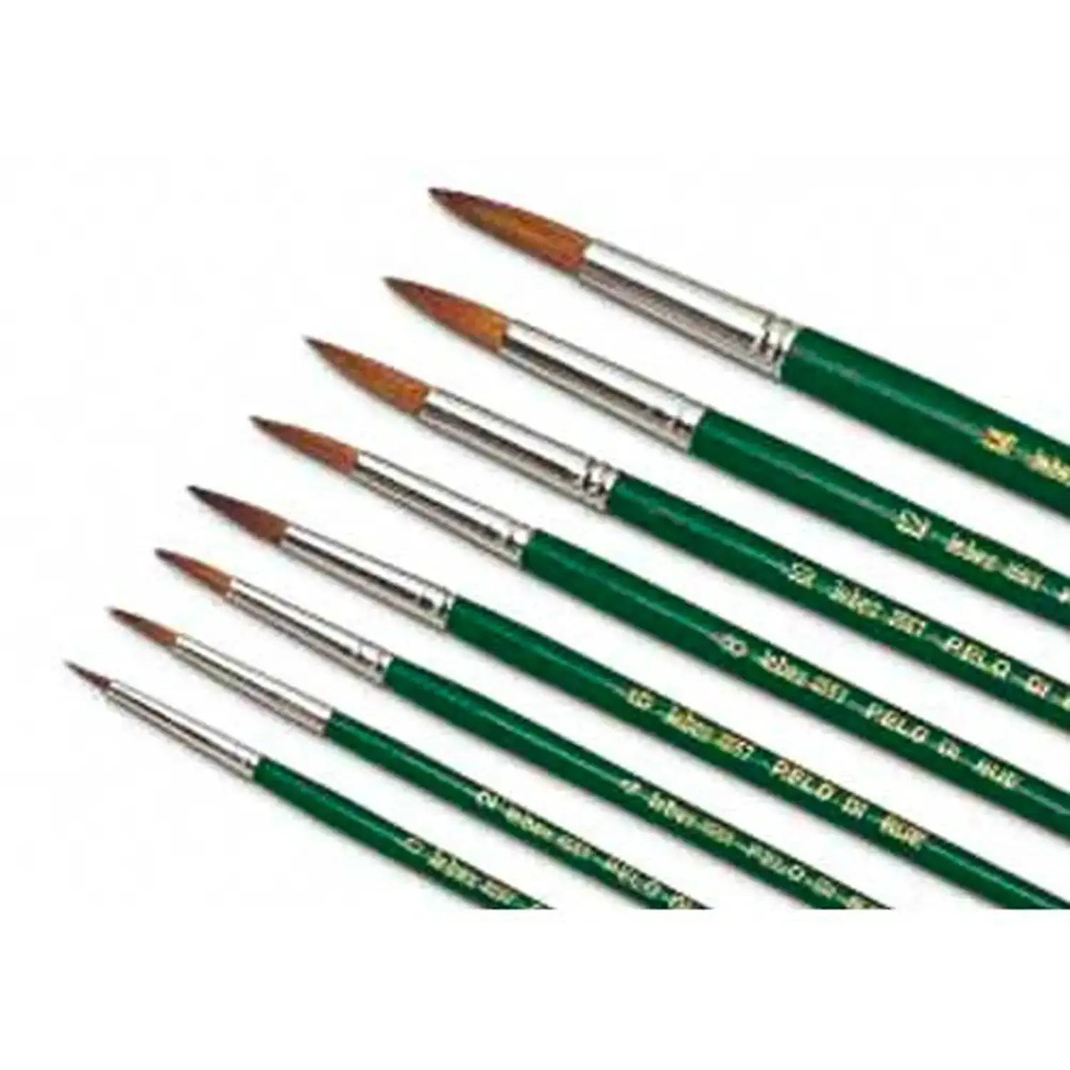 Pennelli Punta Tonda Pelo di Bue n.5 Fila – Pennello per Acquerello e Tempera - Pennelli e accessori