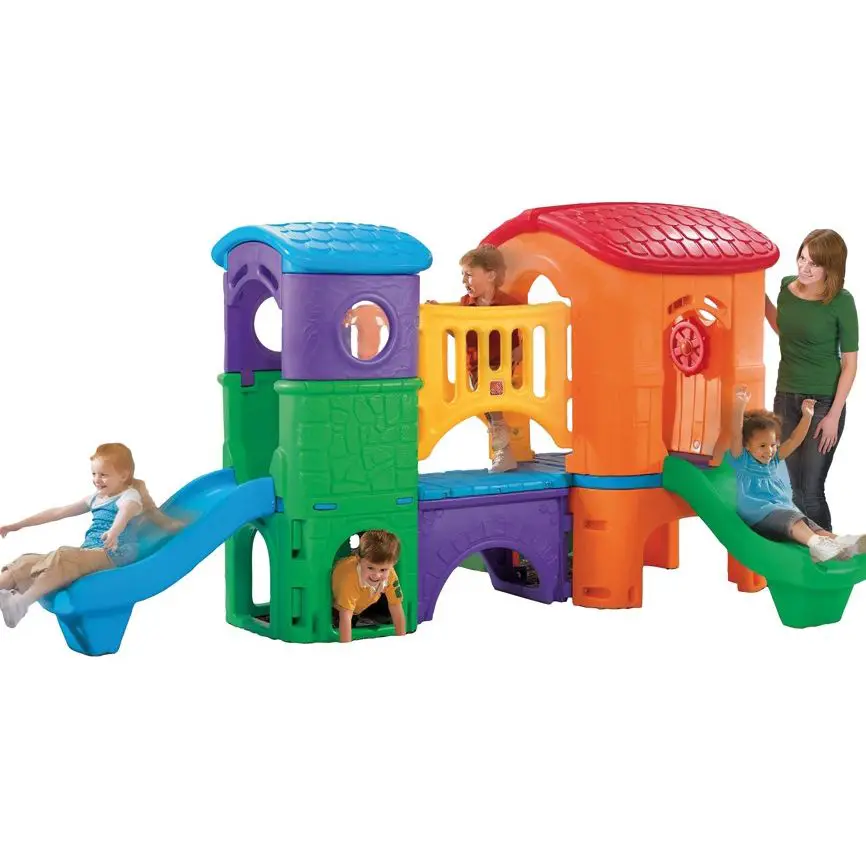 Playground Covo dei Pirati – Clubhouse Step2 con 2 Scivoli e Torre Gioco - Palestrine